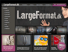 Tablet Screenshot of largeformat.dk